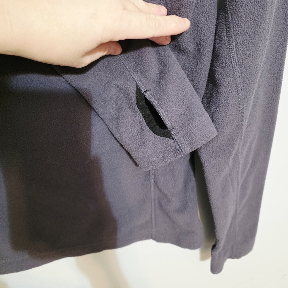 The North Face Gray Fleece Quarter Zip Pullover XS - Picture 7 of 8